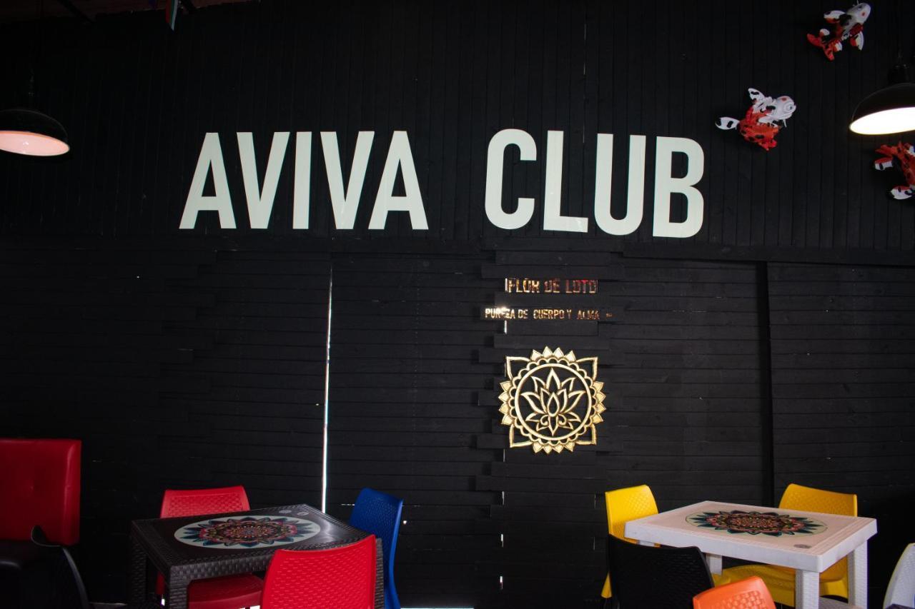 Club Aviva Guatavita - Hostel - Restaurante, Disco & Bar Buitenkant foto